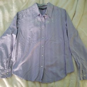 Womens large western show shirt